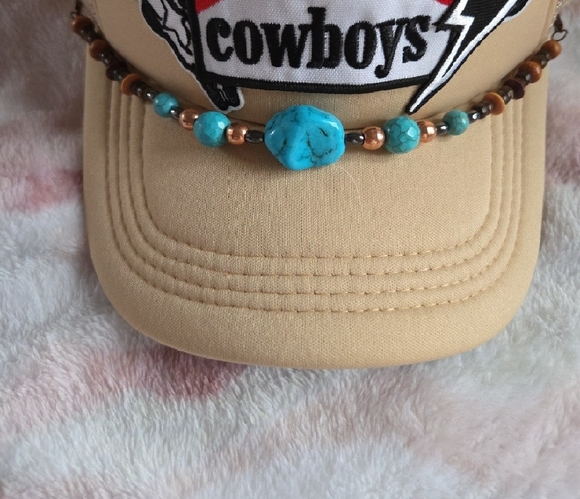 Cowboys Beige and Turquoise Cap - Picture 7 of 7